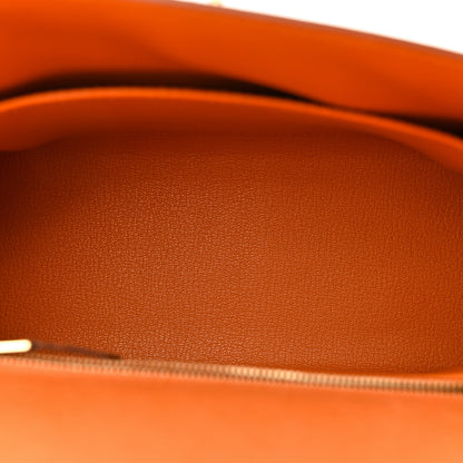 Hermes Ostrich Kelly Sellier 25 Abricot 6 of 11