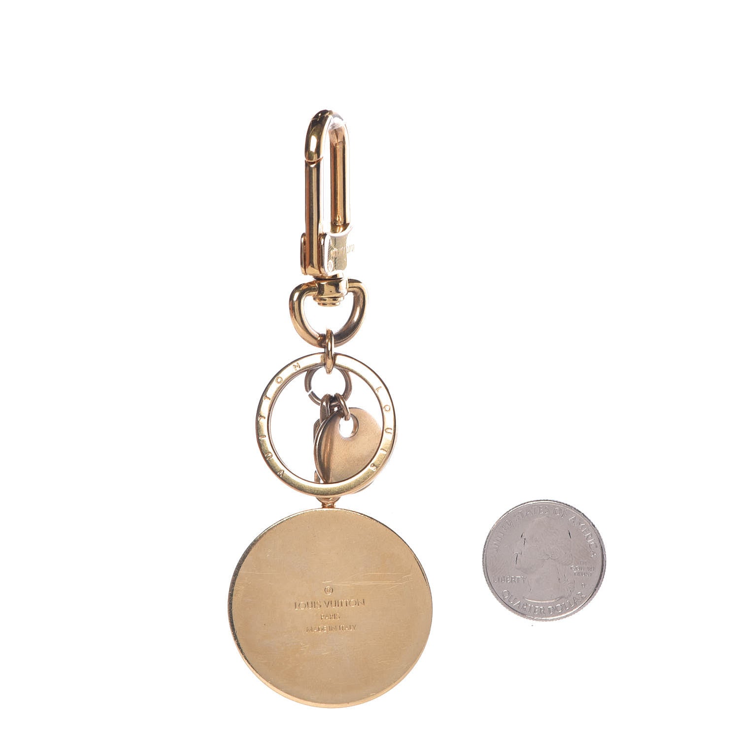 Louis Vuitton LV Circle Bag Charm Key Holder Pink 2 of 3