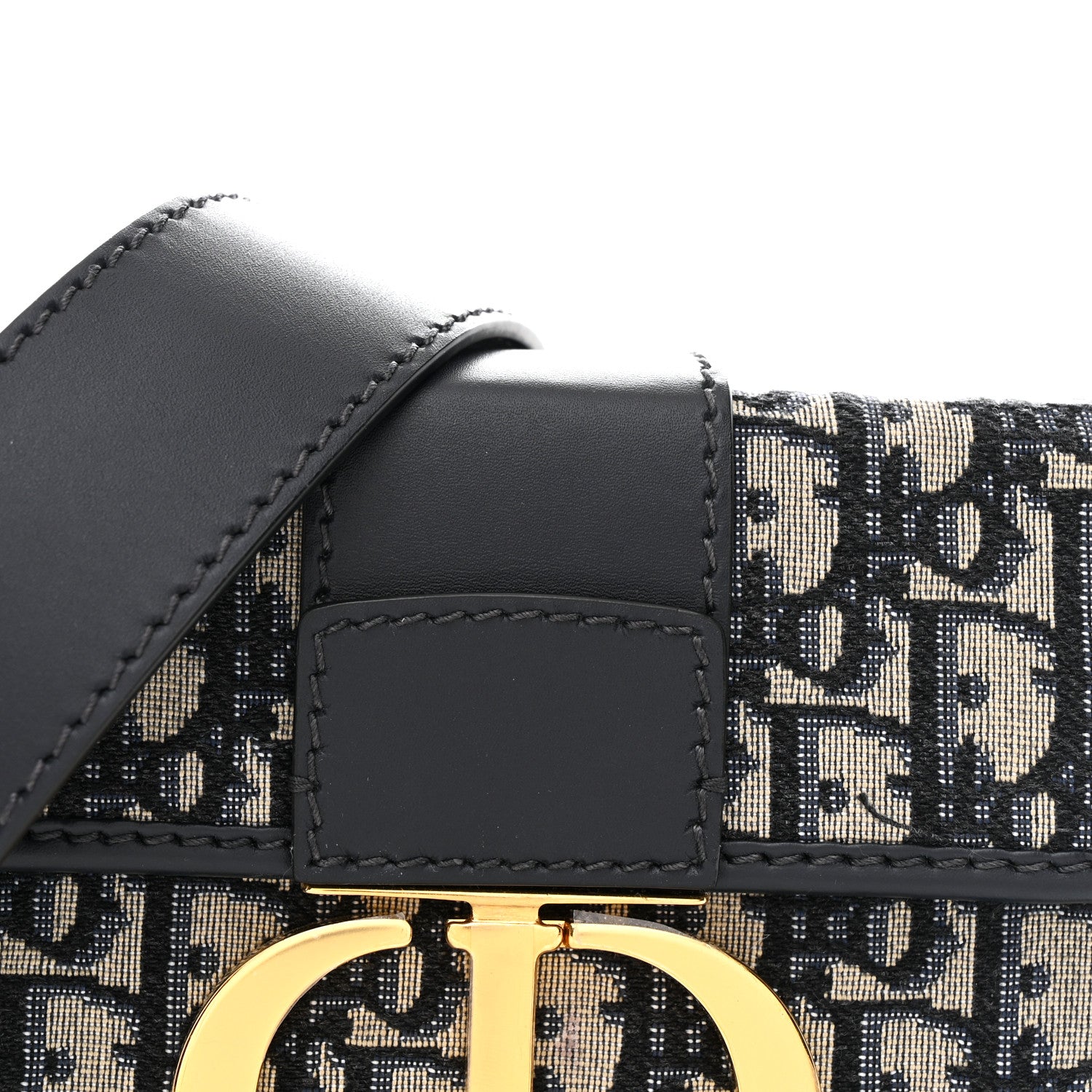 Christian Dior Oblique 30 Montaigne Box Bag Blue 8 of 11