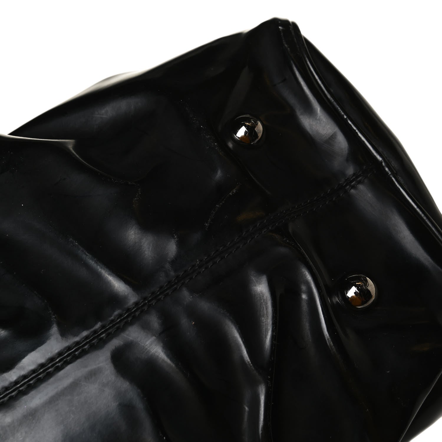 Valentino Garavani Patent Bow Hobo Black 16 of 18