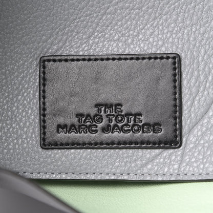 Marc Jacobs Grained Calfskin The Tag Tote Grey 5 of 12