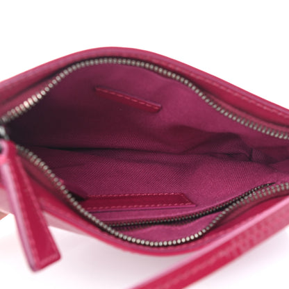 Burberry Patent Check Embossed Small Aston Sling Raspberry Sorbet 5 of 10