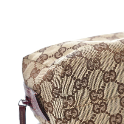 Gucci Monogram Large Cosmetic Case Burgundy 8 of 9