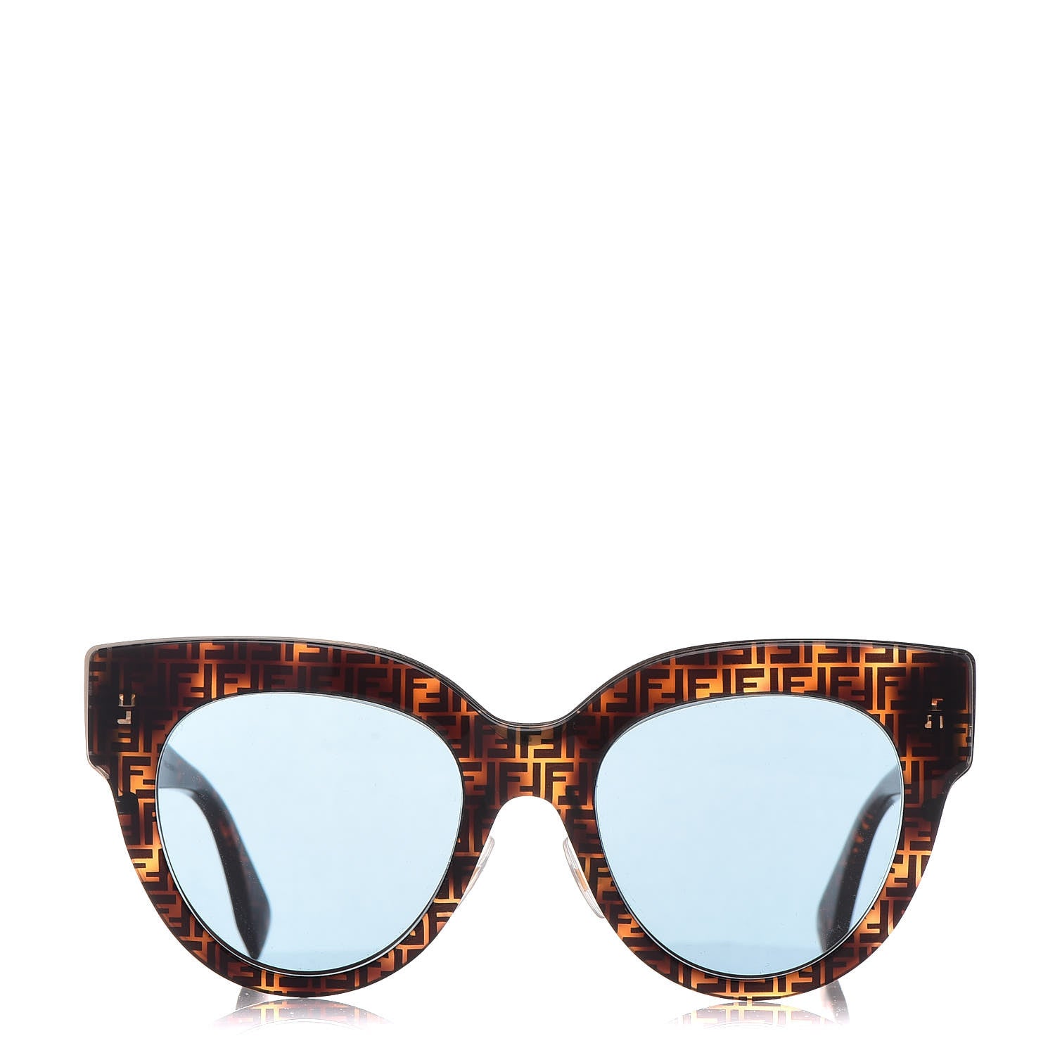Fendi Acetate F is Fendi FF Cat Eye Sunglasses FF 0360/G/S Havana 2 of 8