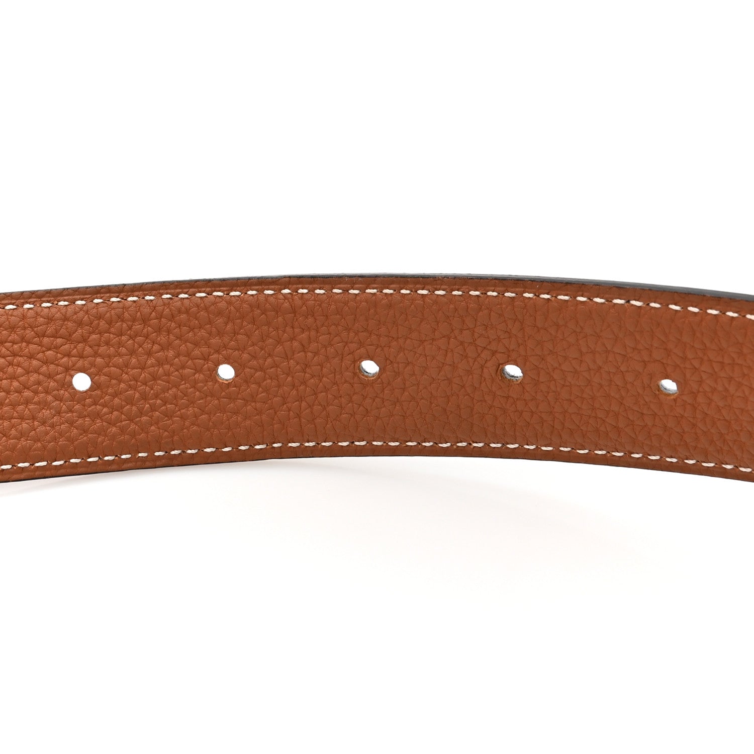 Hermes Box Togo 32mm Martelee H Belt 80 32 Black Gold 3 of 5