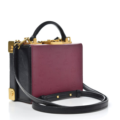 MCM Odeon Calfskin Small Berlin Crossbody Purple 3 of 11