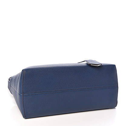 Fendi Vitello Dolce Chain Tail Medium By The Way Boston Bag Blue 4 of 14