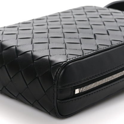 Bottega Veneta Nappa Intrecciato Zip Around Crossbody Bag Black 9 of 9