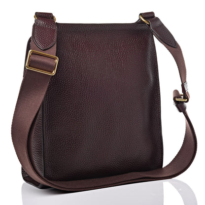 Mulberry Natural Grain Calfskin New Antony Messenger Crossbody Oxblood 4 of 10