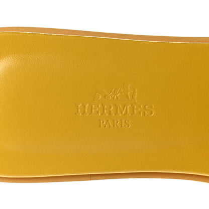 Hermes Epsom Oran Sandals 36 Jaune Sable 7 of 8