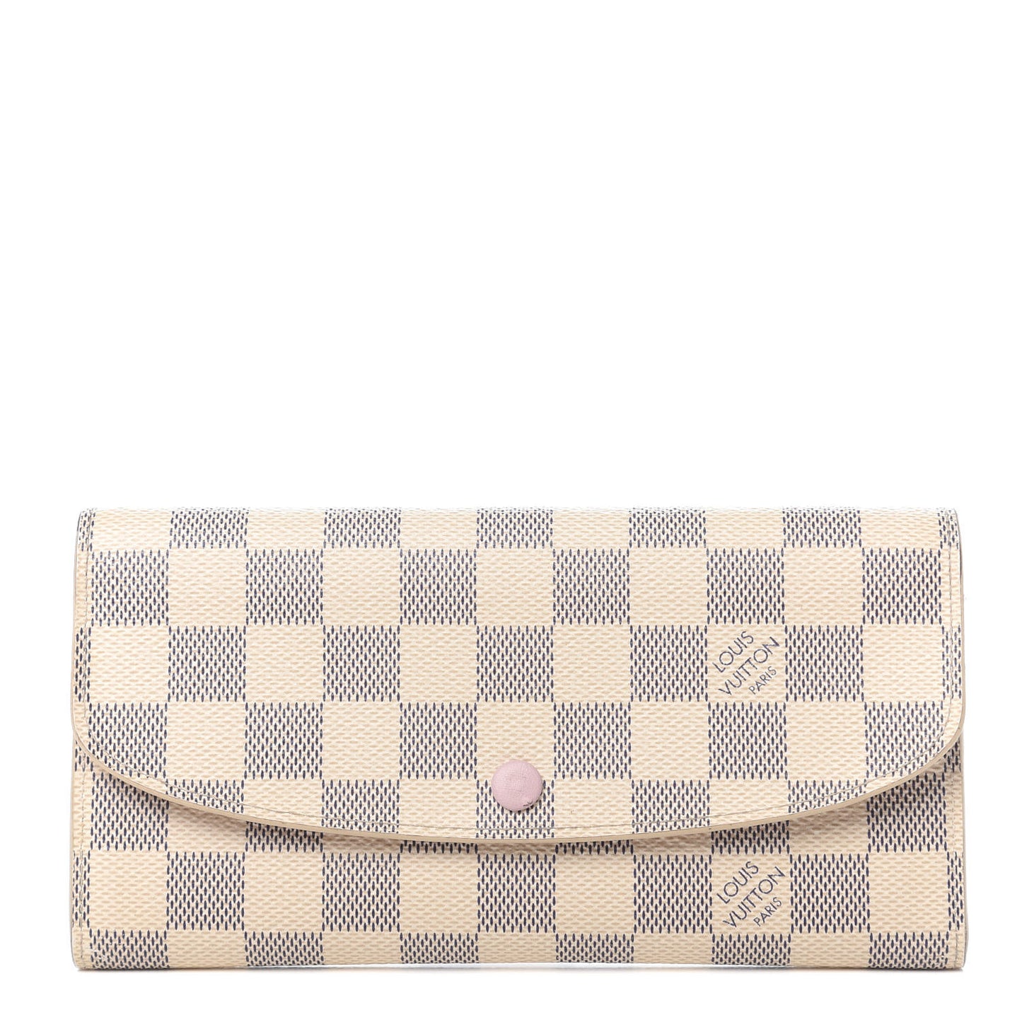 Damier Azur Emilie Wallet Rose Ballerine