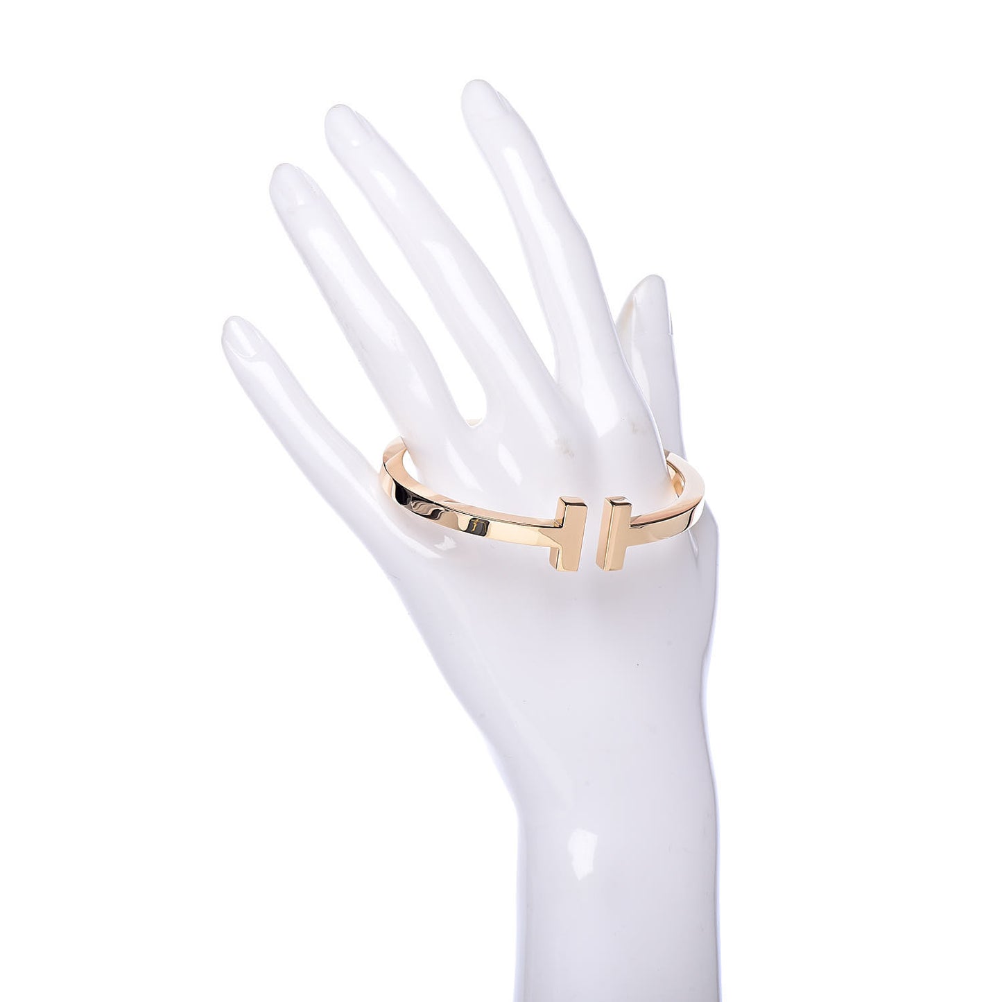 18K Yellow Gold T Square Bracelet