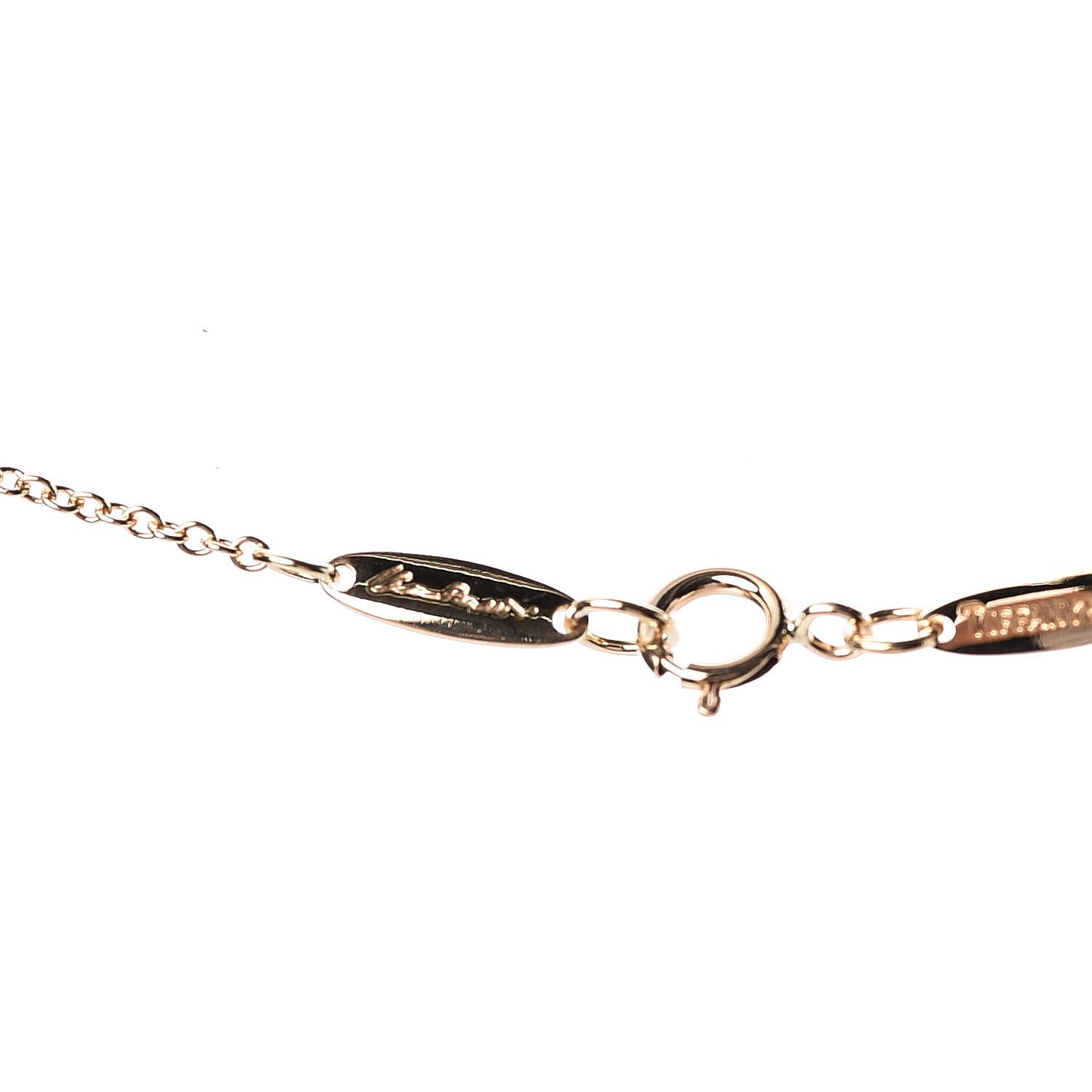 18K Yellow Gold 12mm Elsa Peretti Eternal Circle Pendant Necklace