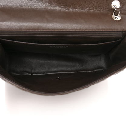 Chanel Caviar Quilted Maxi Single Flap Dark Brown 5 of 15