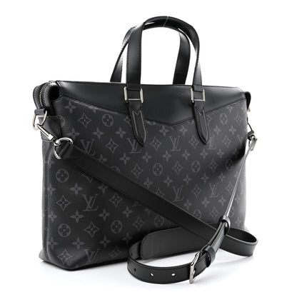 Louis Vuitton Monogram Eclipse Explorer Briefcase 2 of 8