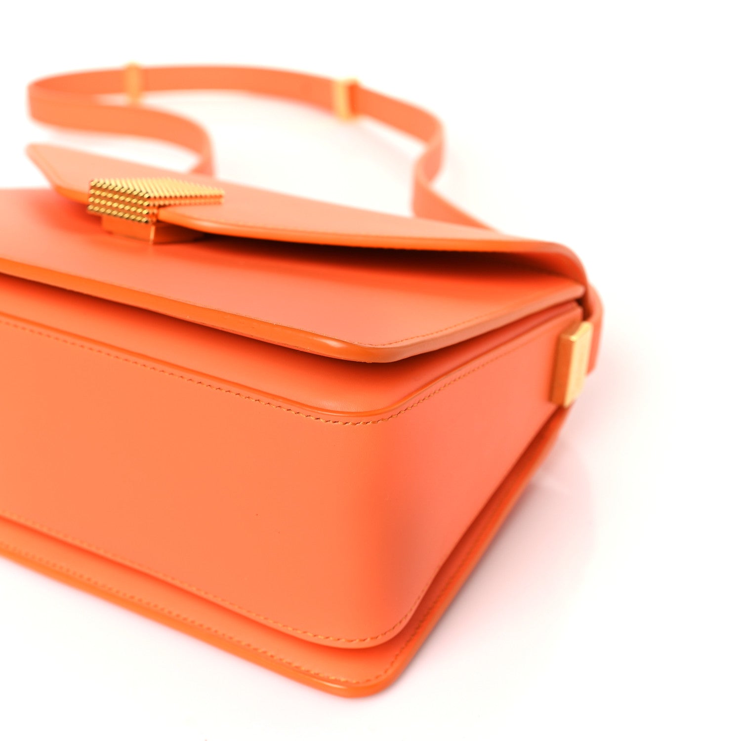 Lanvin Calfskin Concerto Bag Orange 8 of 8