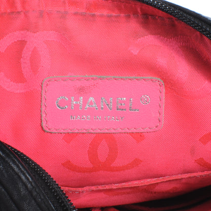 Chanel Calfskin Cambon Medium Messenger Black White 6 of 9