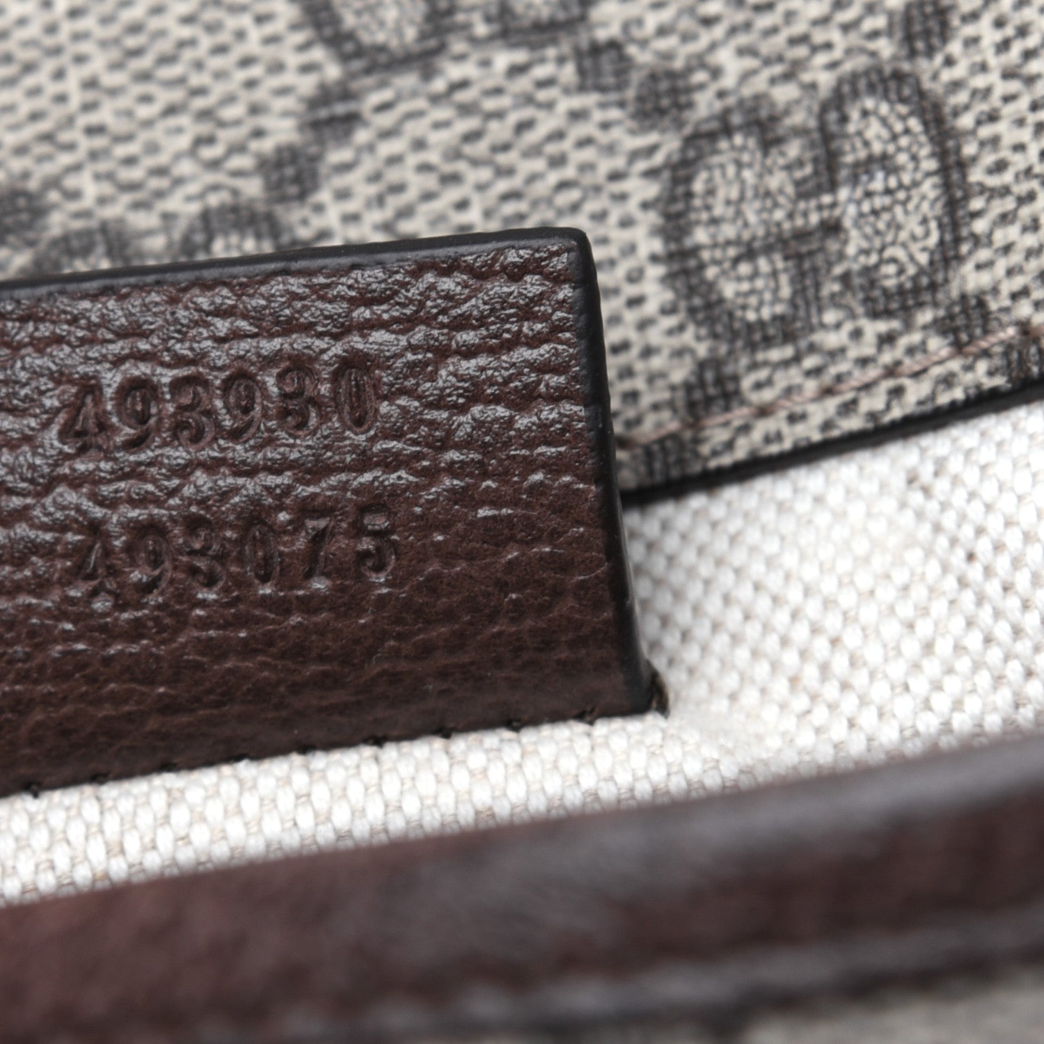 Gucci GG Supreme Monogram Neo Vintage Web Belt Bag Brown 9 of 15