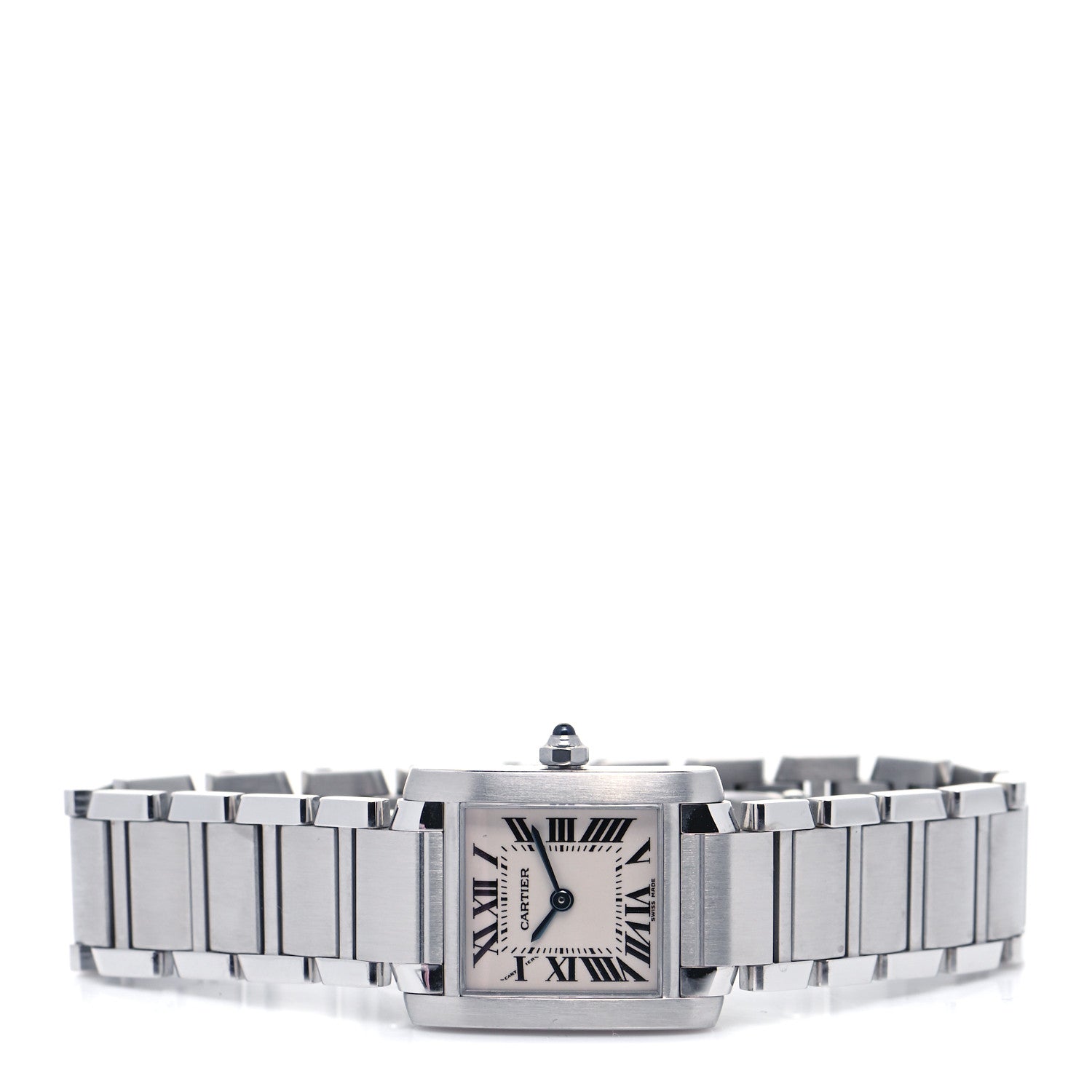 Cartier Stainless Steel 20mm Tank Francaise Quartz Watch 2 of 4
