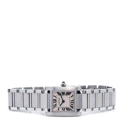 Cartier Stainless Steel 20mm Tank Francaise Quartz Watch 2 of 4