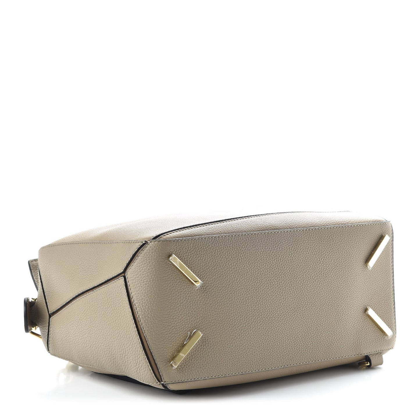 Calfskin Medium Puzzle Bag Sand Mink