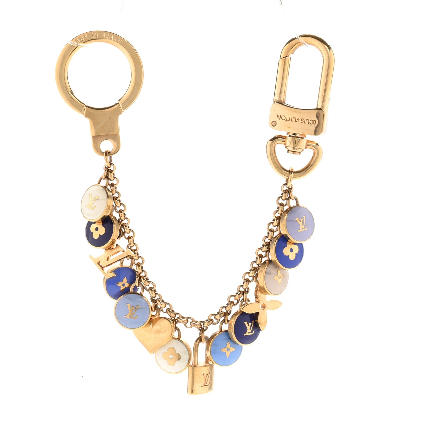 Pastilles Key Chain Bag Charm Blue