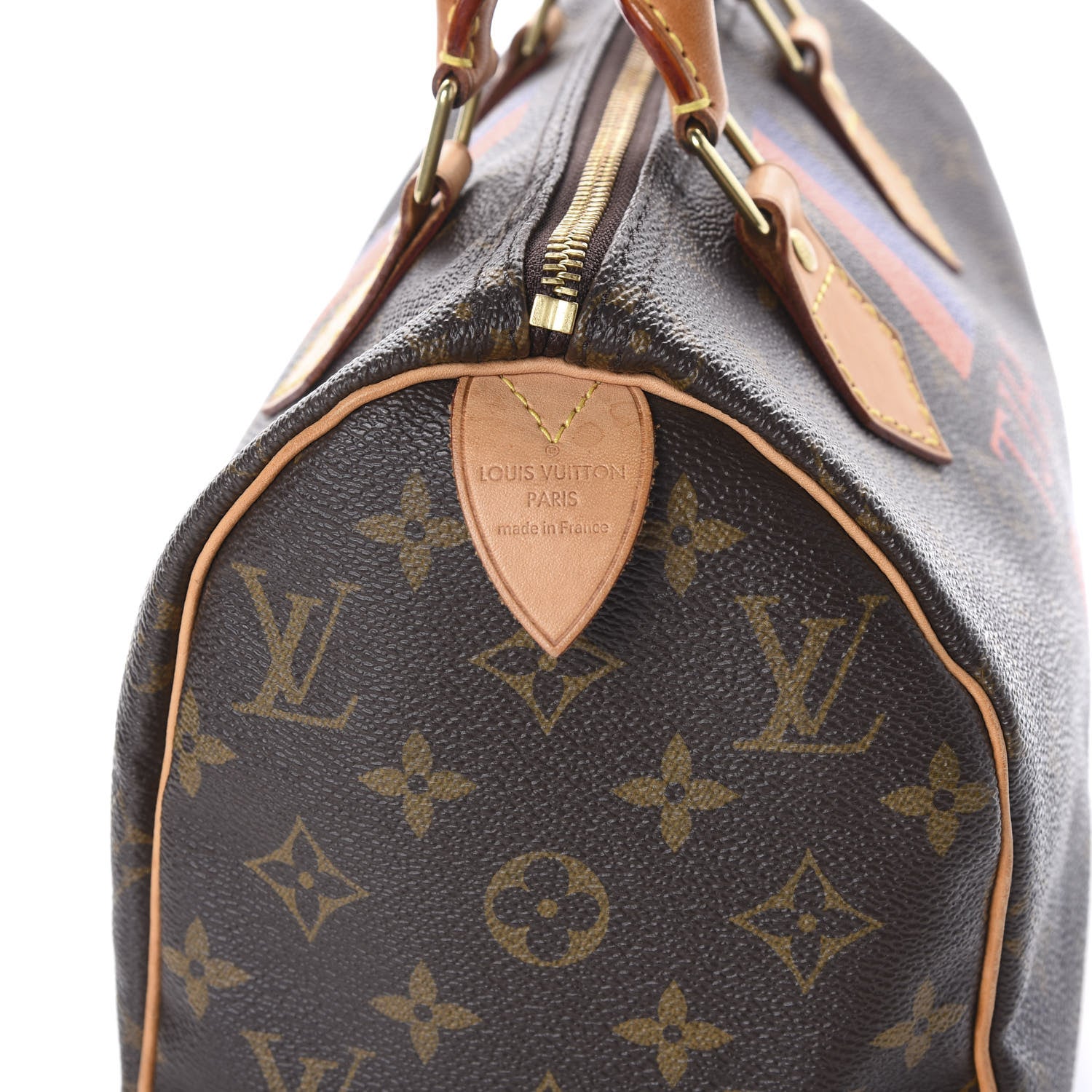 Louis Vuitton Monogram My LV Heritage Speedy 25 Orange Violet 5 of 12