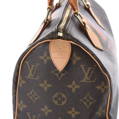 Louis Vuitton Monogram My LV Heritage Speedy 25 Orange Violet 5 of 12