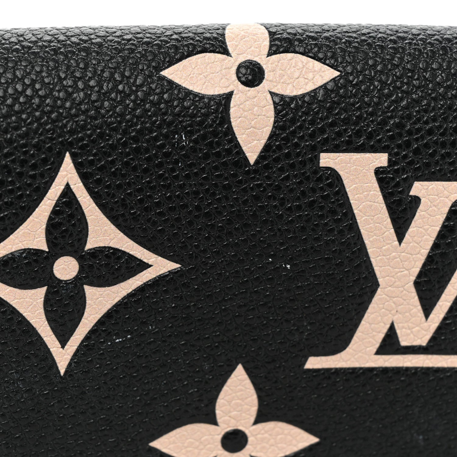 Louis Vuitton Empreinte Monogram Giant Felicie Pochette Black Beige 13 of 16