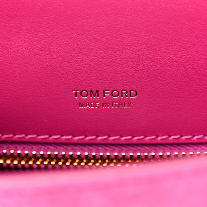 Tom Ford Suede T Clasp Tara Crossbody Bag Berry Pink 6 of 9