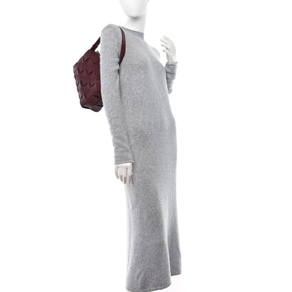 Bottega Veneta Grained Calfskin Maxi Intrecciato Brick Cassette Bag Bordeaux 2 of 10