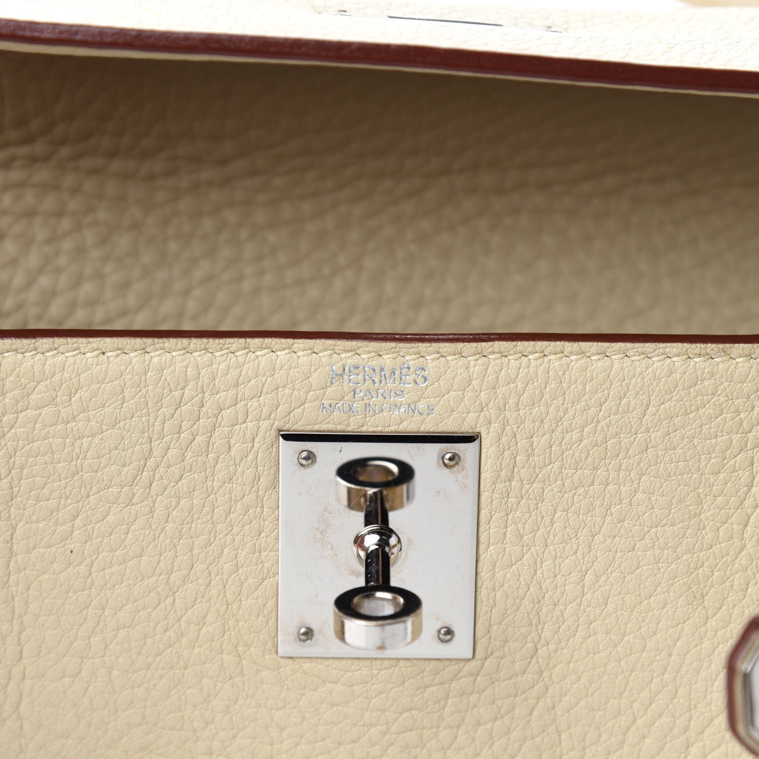Hermes Taurillon Clemence Kelly Retourne 28 Parchemin 10 of 13