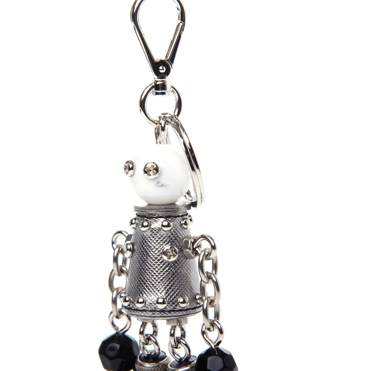 Prada Robot Trick Keychain Black 5 of 5