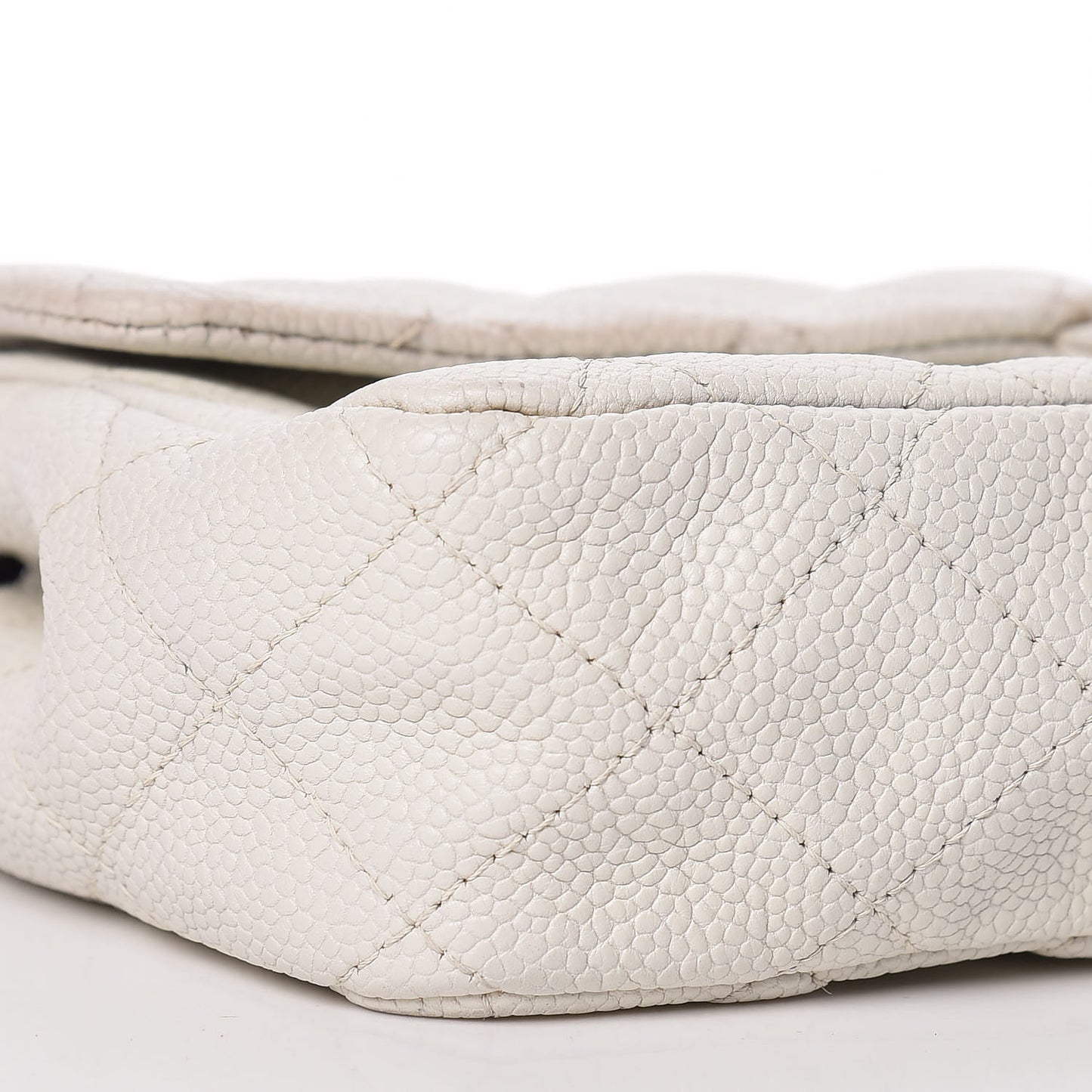 Caviar Quilted 2.55 Reissue East West Flap White