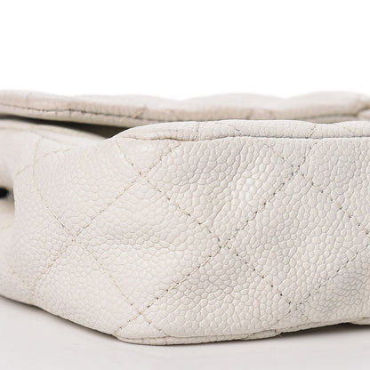 Chanel Caviar Quilted 2.55 Reissue East West Flap White 10 of 12