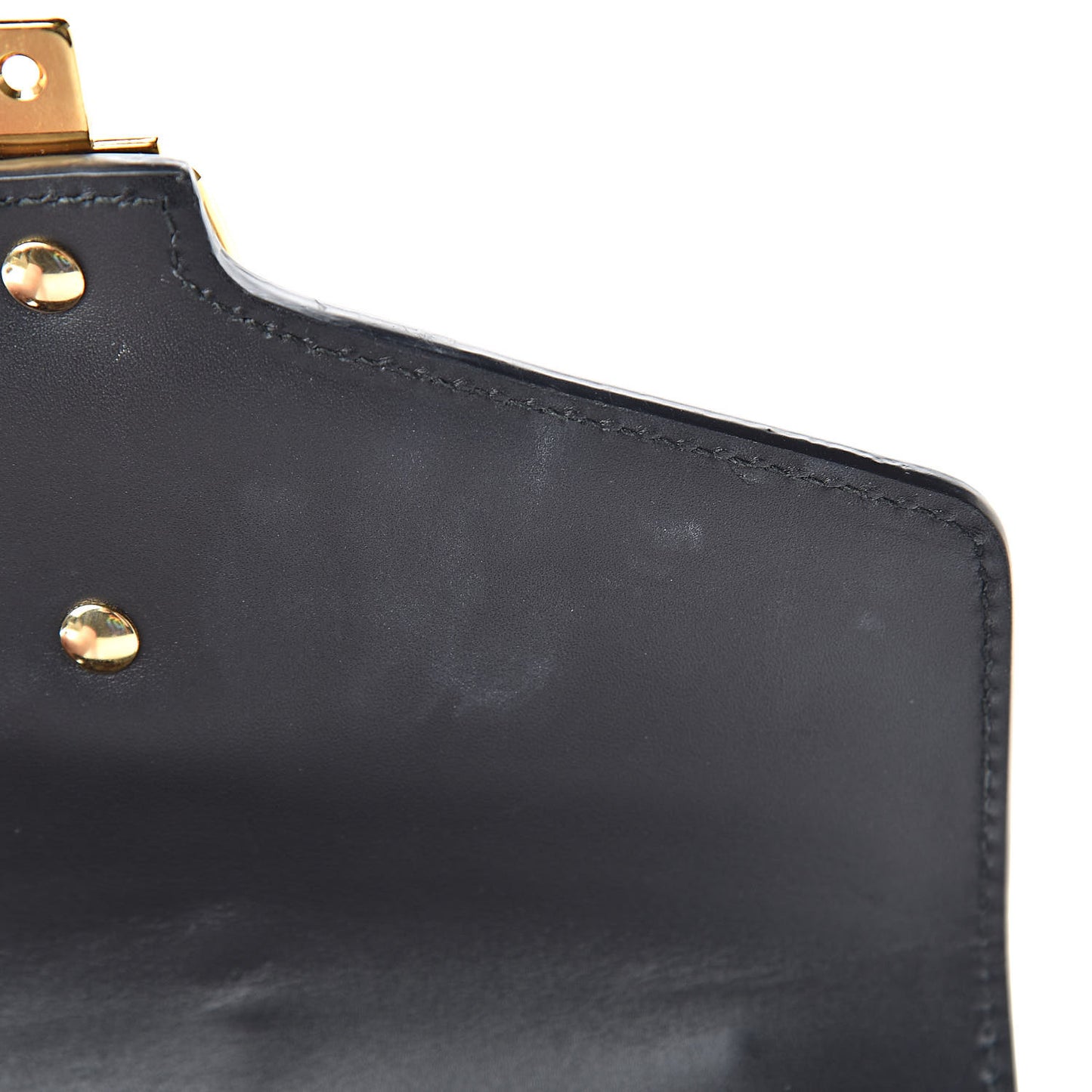 Calfskin Mini Sylvie Chain Shoulder Bag Black