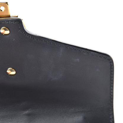 Gucci Calfskin Mini Sylvie Chain Shoulder Bag Black 11 of 18