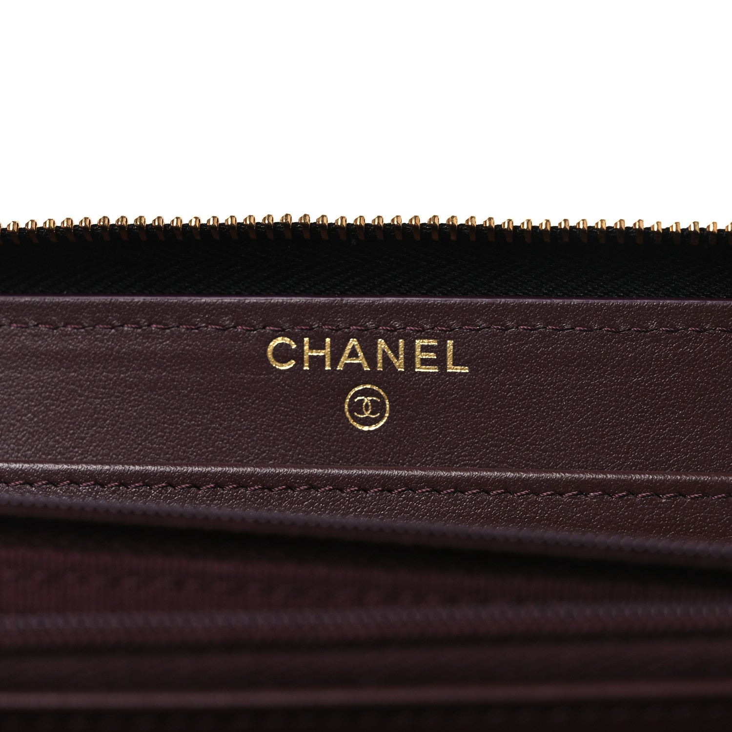 Chanel Caviar Quilted Large Gusset Zip Around Wallet Black 11 of 20