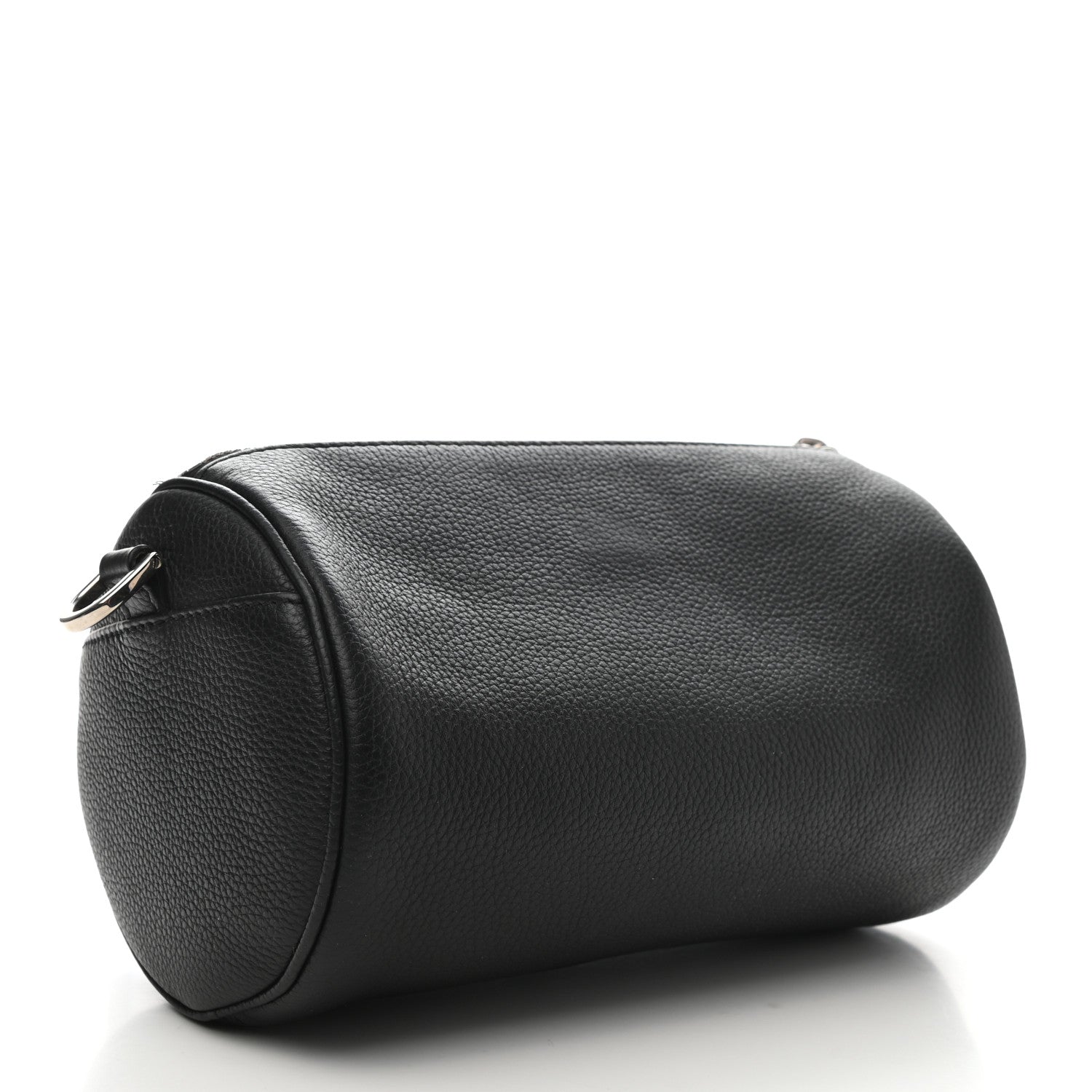 Christian Dior HOMME Grained Calfskin Mens Roller Pouch Black 3 of 6