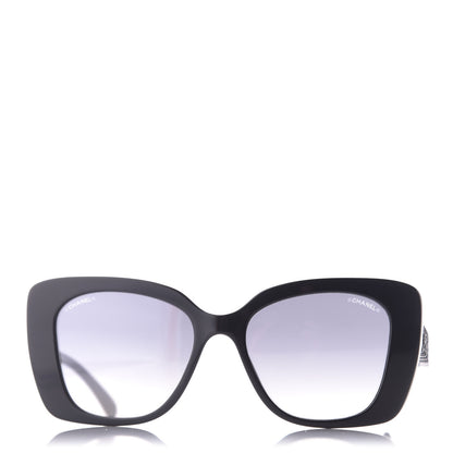 Chanel Acetate Strass Square Sunglasses 5422 Black 2 of 7