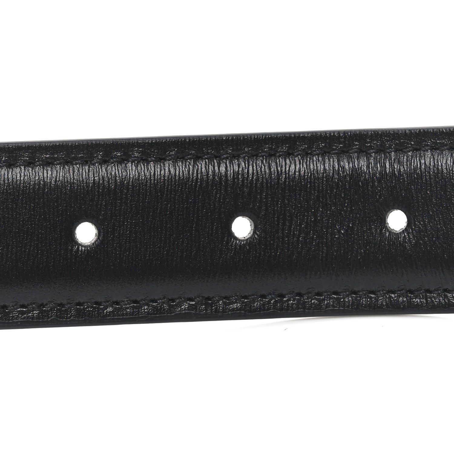 Gucci Lux Calfskin Blondie Interlocking G 30mm Belt 90 36 Black 4 of 5