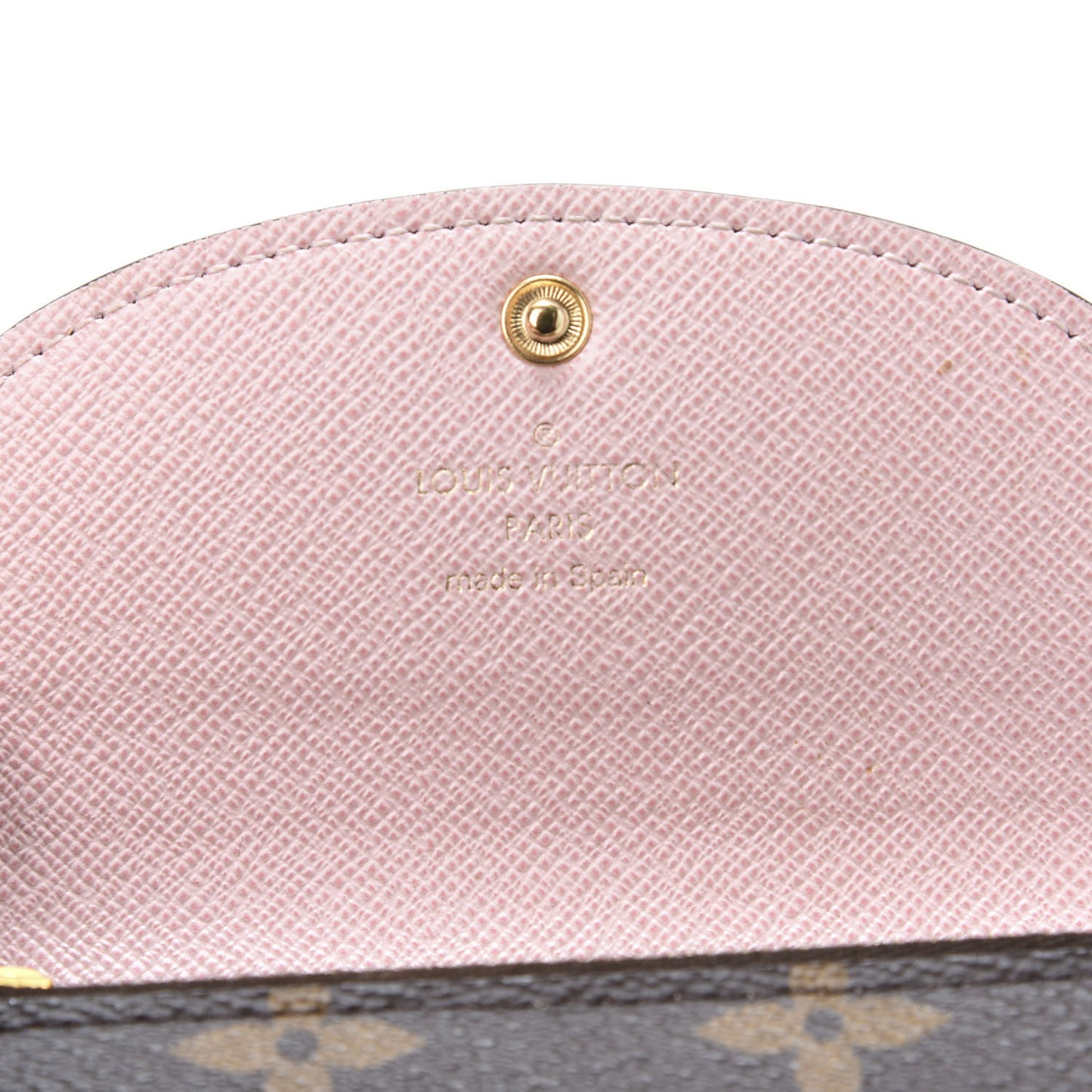 Monogram Rosalie Coin Purse Rose Ballerine
