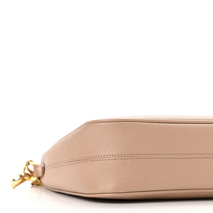 Prada Saffiano Re-Edition 2005 Shoulder Bag Cammeo Beige 8 of 9