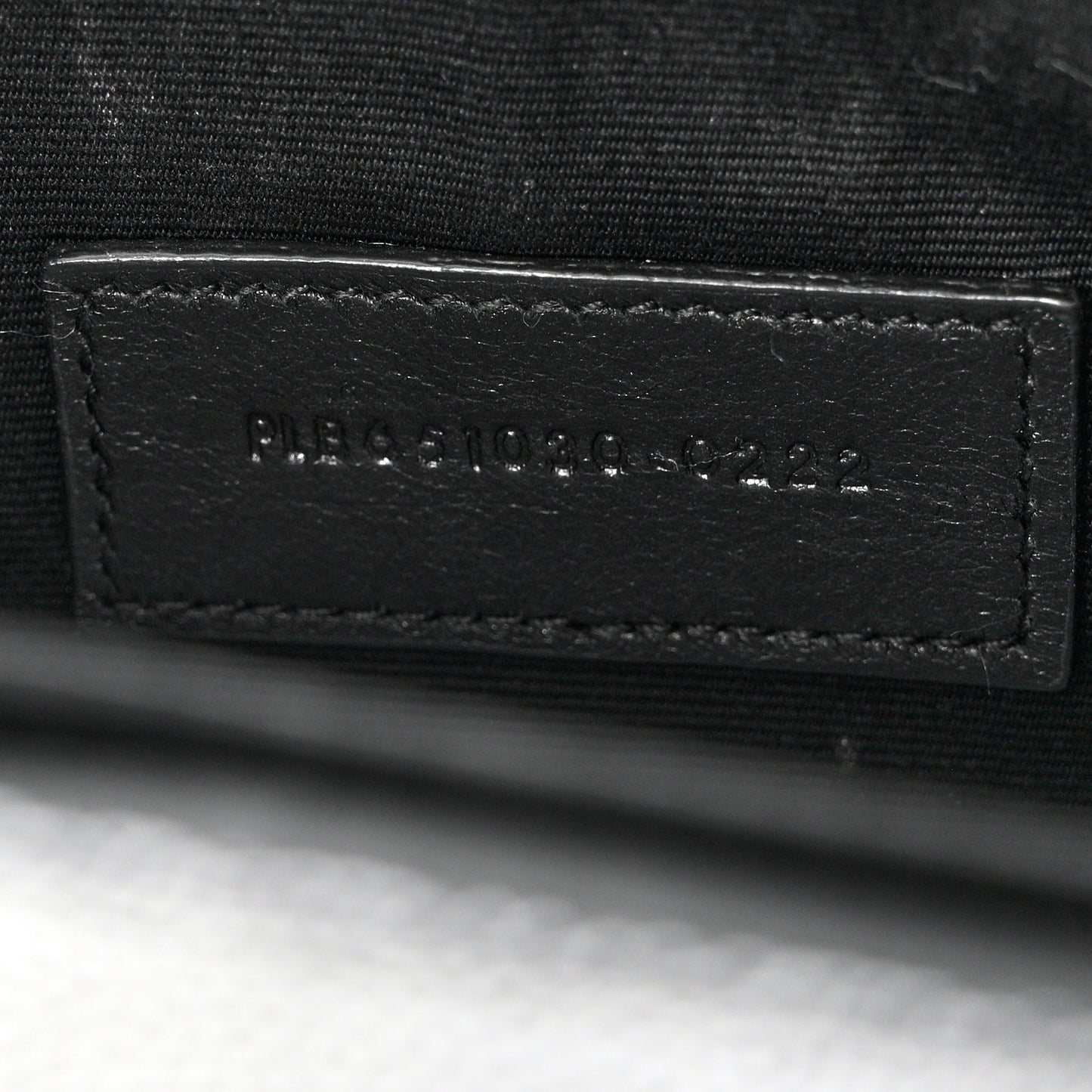 Grain De Poudre Textured Mixed Matelasse Triquilt Monogram Clutch Black