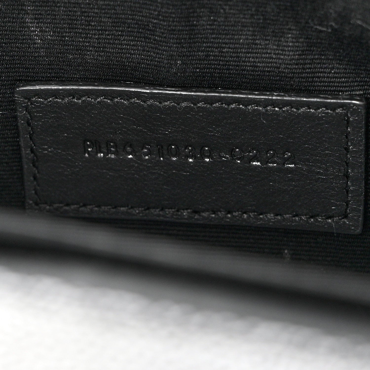 Saint Laurent Grain De Poudre Textured Mixed Matelasse Triquilt Monogram Clutch Black 7 of 8