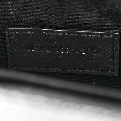 Saint Laurent Grain De Poudre Textured Mixed Matelasse Triquilt Monogram Clutch Black 7 of 8