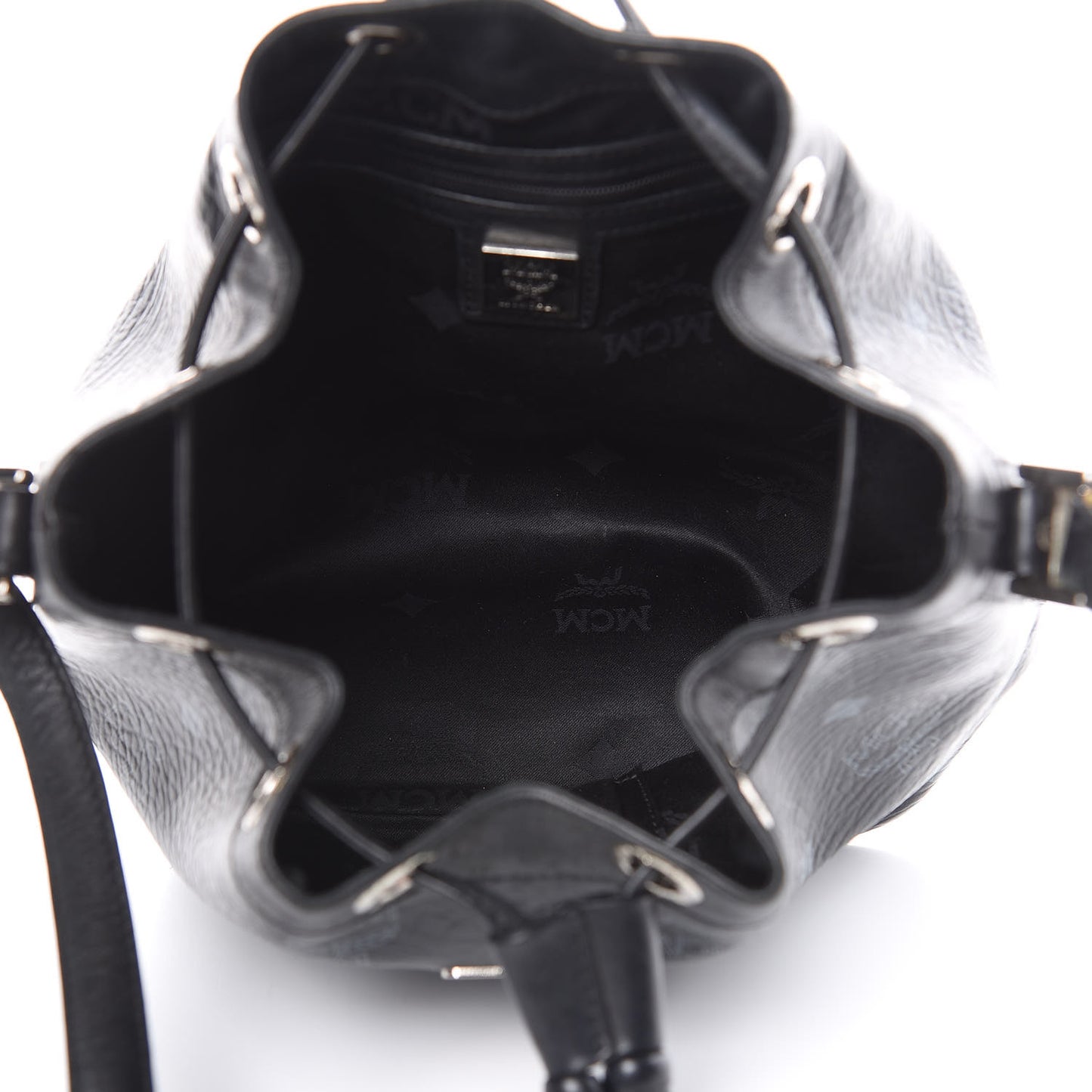 Visetos Essential Drawstring Bucket Bag Black