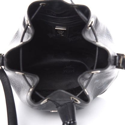 MCM Visetos Essential Drawstring Bucket Bag Black 5 of 16