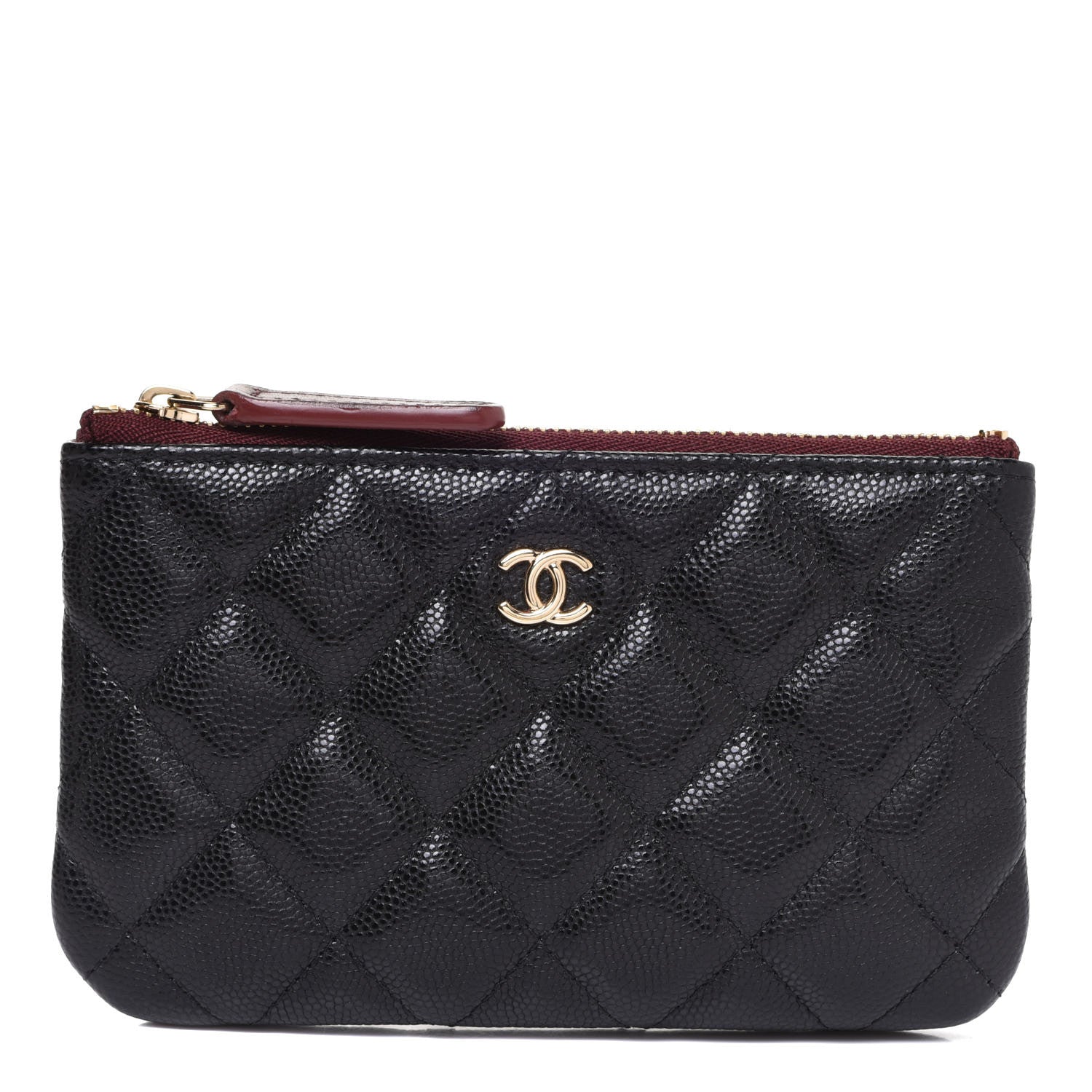 Chanel Caviar Quilted Small Cosmetic Case Black 1 of 8