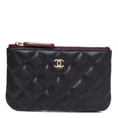 Chanel Caviar Quilted Small Cosmetic Case Black 1 of 8